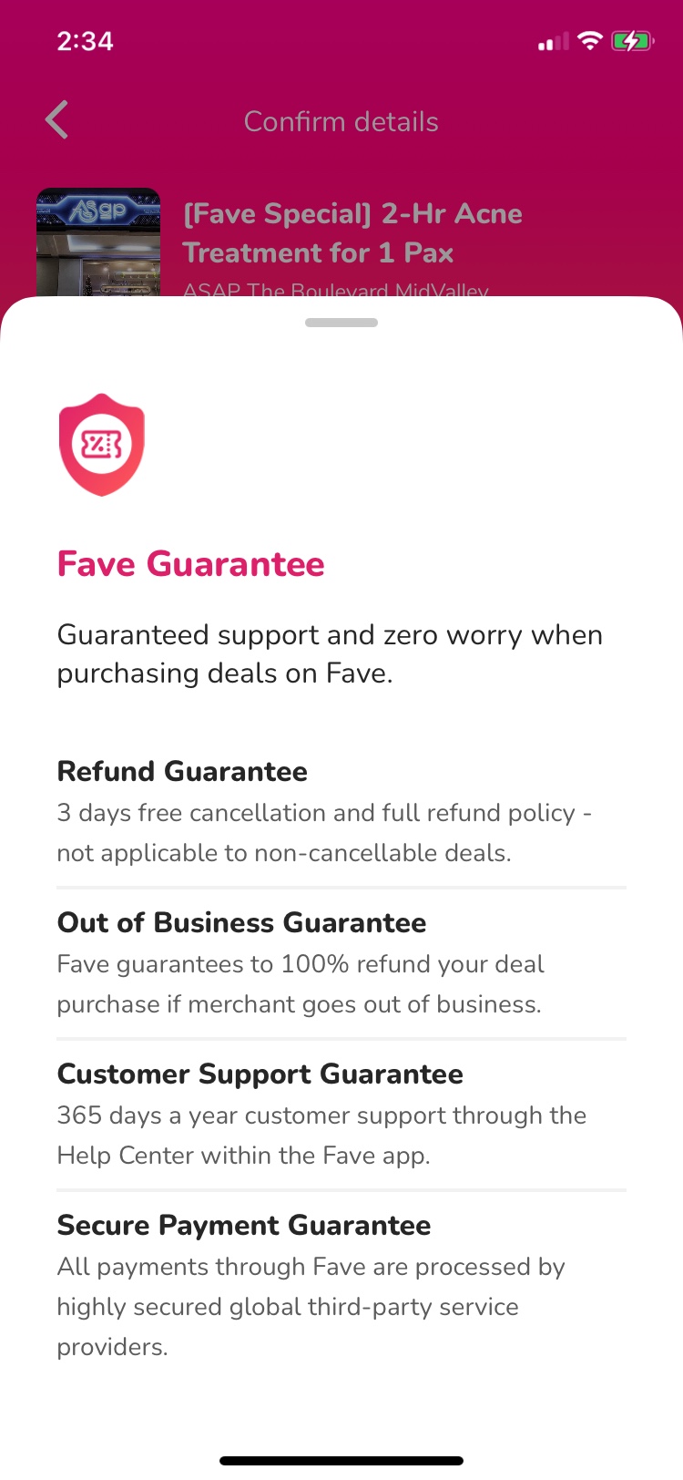 What is Fave Guarantee Fee? Fave Partner Management